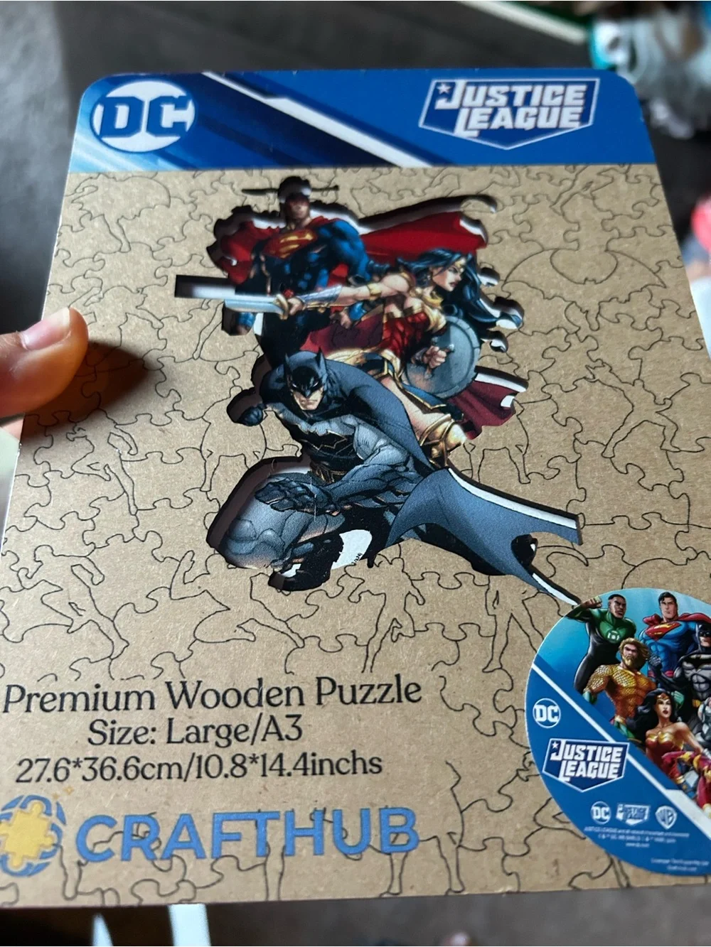 DC Justice League Wooden Puzzle by Crafthub